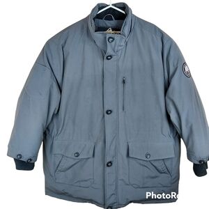 Alpinetek Parka down insulated men's winter coat Big and Tall size 3XL (56)